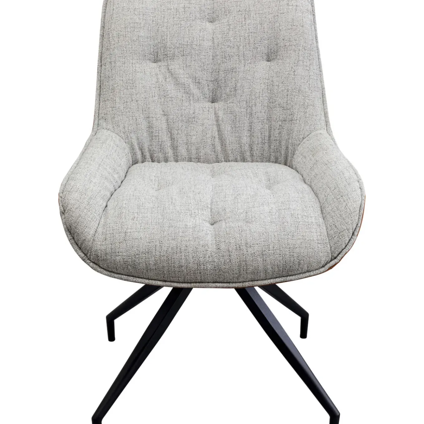 Chaise Pivotante Loris Gris Marron
