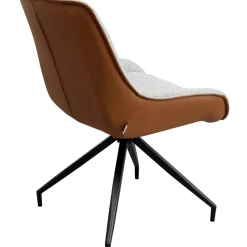 Chaise Pivotante Loris Gris Marron