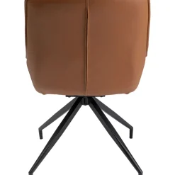 Chaise Pivotante Loris Gris Marron