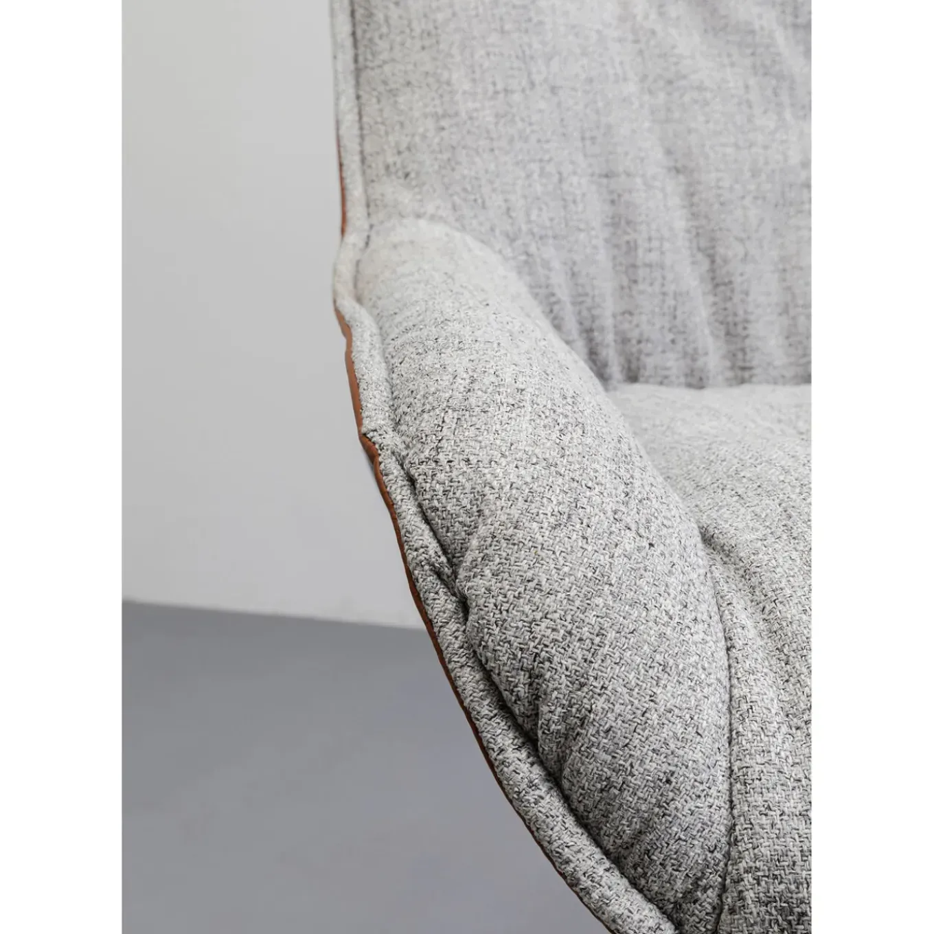 Chaise Pivotante Loris Gris Marron