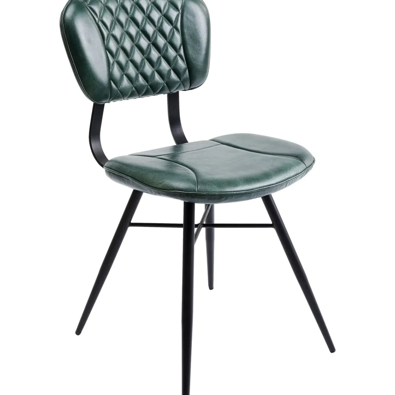 Chaise Samba Cuir Vert Fonce