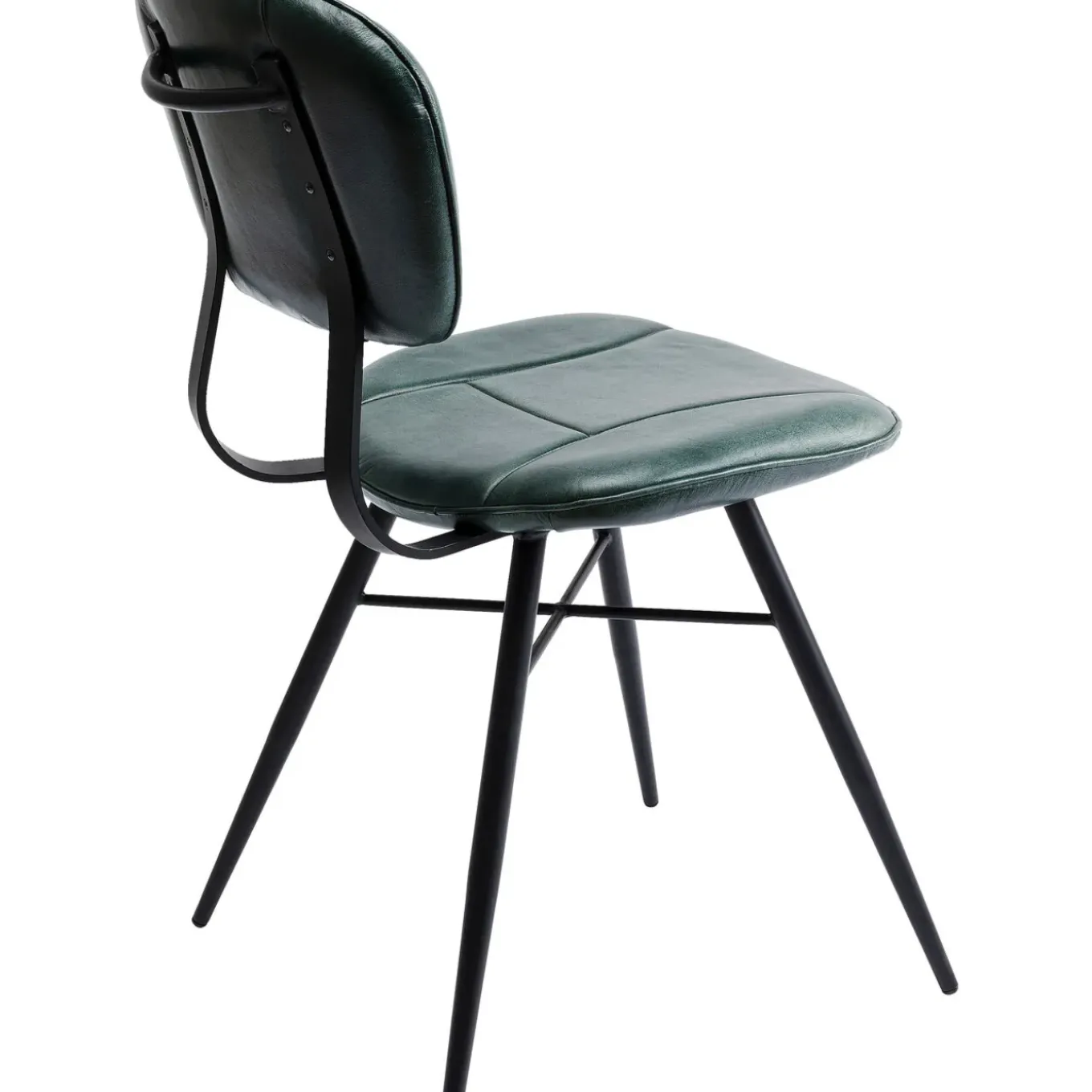Chaise Samba Cuir Vert Fonce