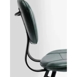 Chaise Samba Cuir Vert Fonce