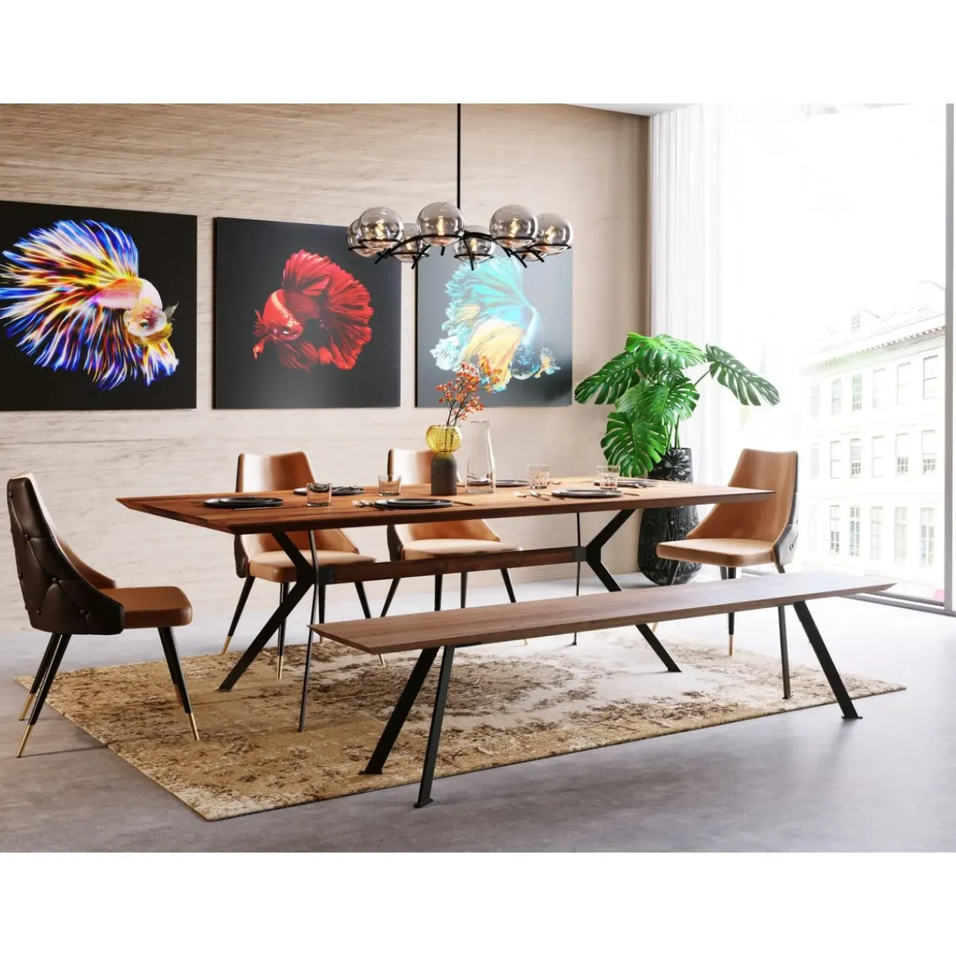 Chaise Urban Desire Marron