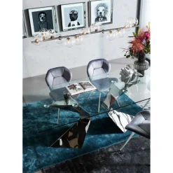 Chaise Viva Gris-Chrome
