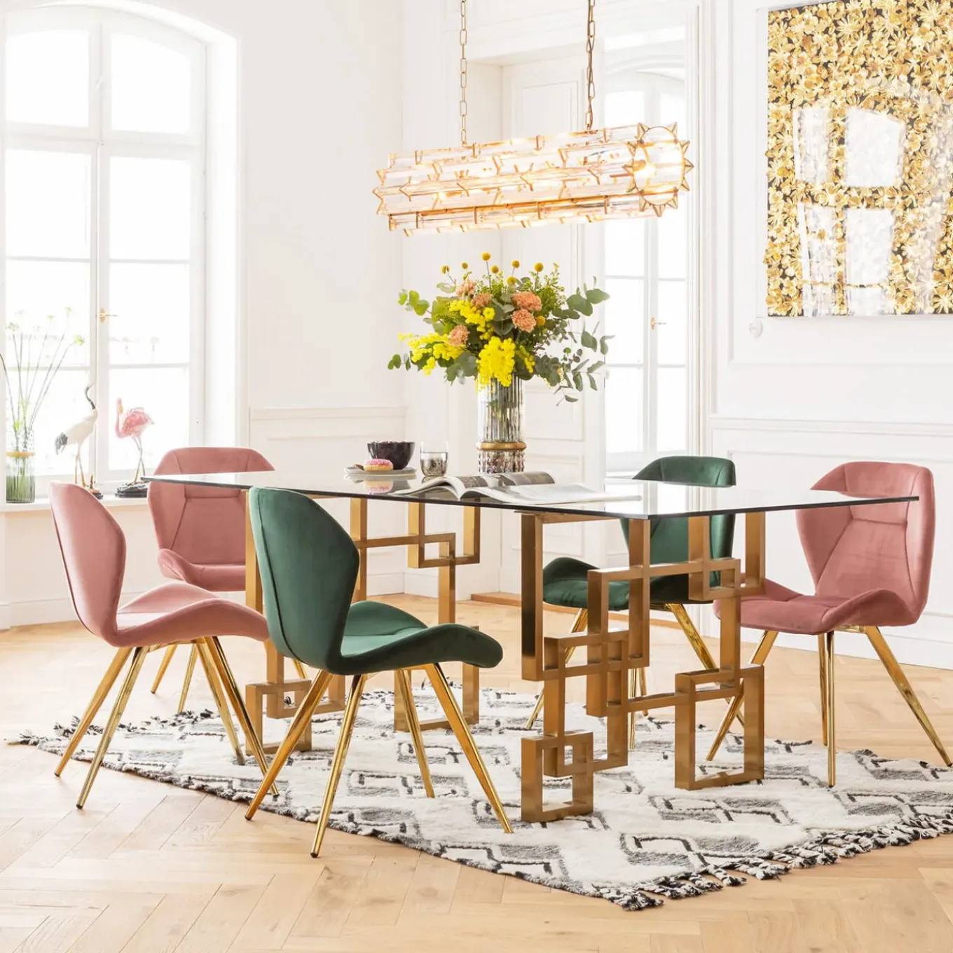Chaise Viva Rose