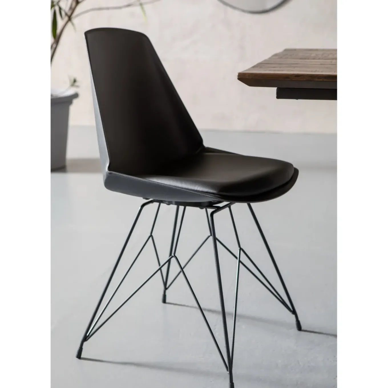 Chaise Wire Noir