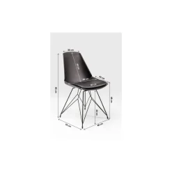 Chaise Wire Noir