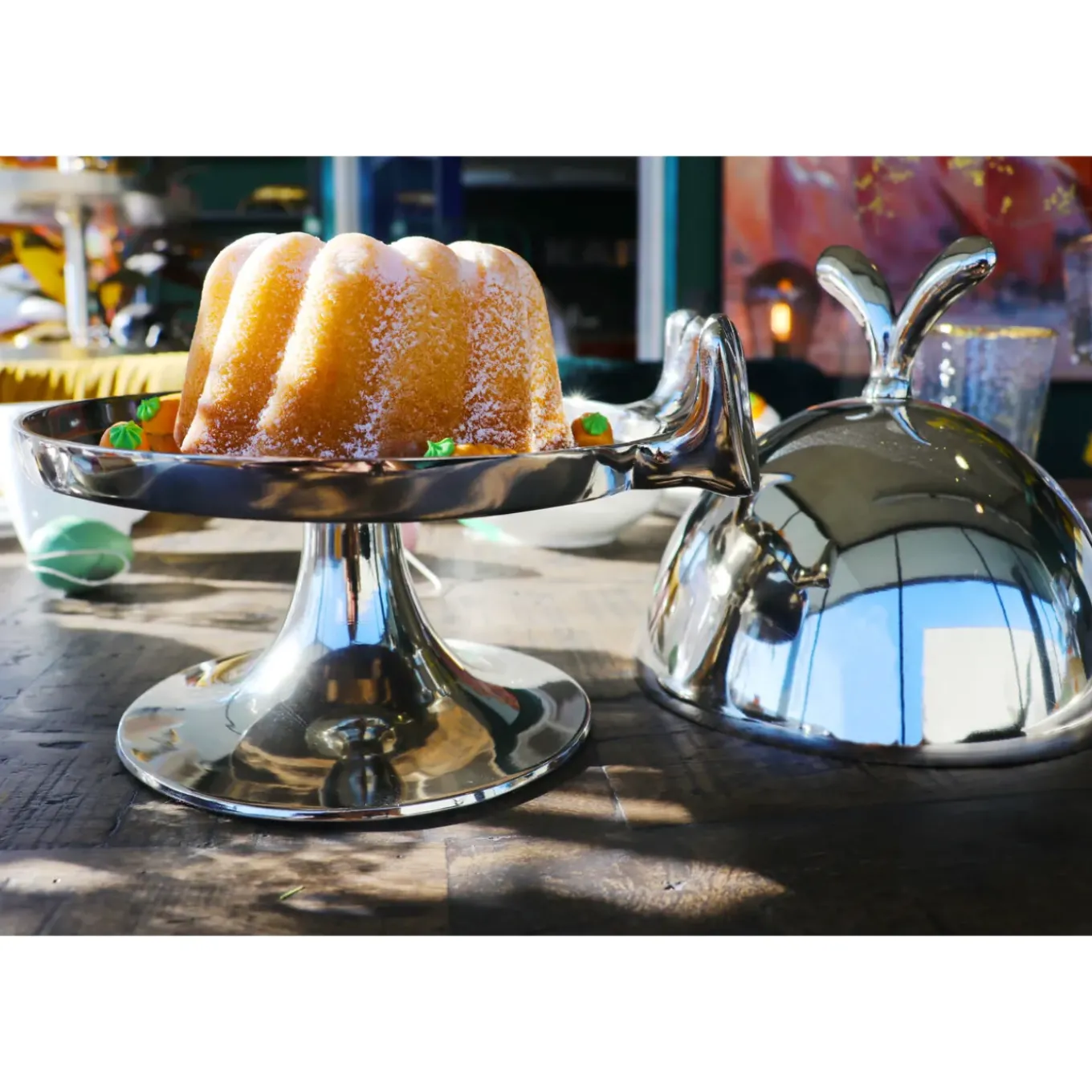 Cloche A Gateau Bunny