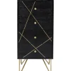 Commode Gold Vein 4 Tiroirs 40X88Cm