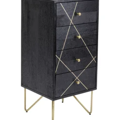 Commode Gold Vein 4 Tiroirs 40X88Cm
