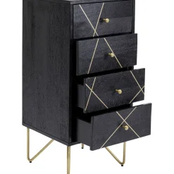 Commode Gold Vein 4 Tiroirs 40X88Cm