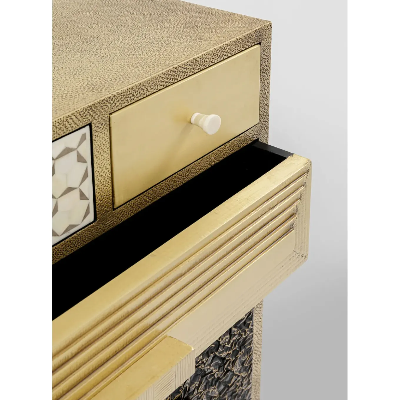 Commode Haute Chalet Dore 13 Tiroirs