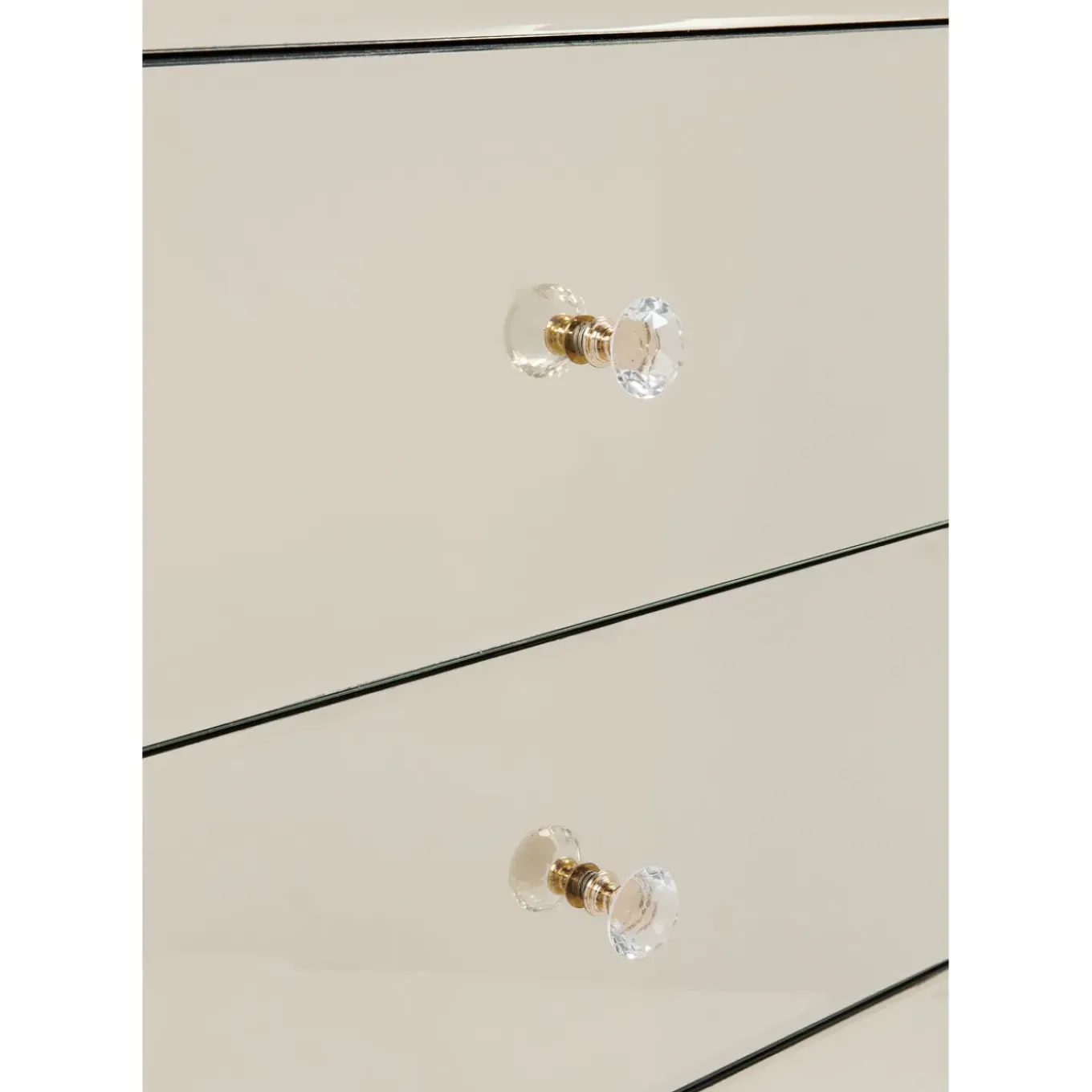 Commode Haute Luxury Champagne 5-Tiroirs