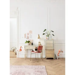 Commode Haute Luxury Champagne 5-Tiroirs