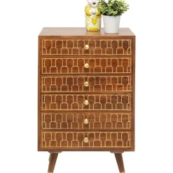 Commode Haute Muskat 6 Tiroirs
