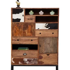 Commode Haute Rodeo 3 Portes,8 Tiroirs