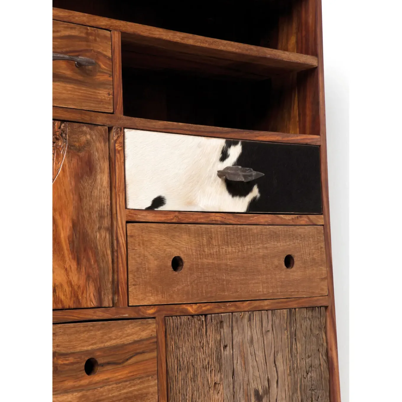 Commode Haute Rodeo 3 Portes,8 Tiroirs