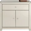Commode Luxury Champagne 2-Portes,1-Tiroir