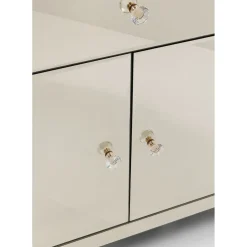 Commode Luxury Champagne 2-Portes,1-Tiroir