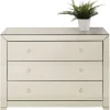 Commode Luxury Champagne,3-Tiroirs