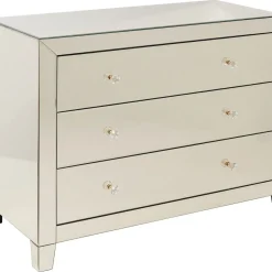 Commode Luxury Champagne,3-Tiroirs
