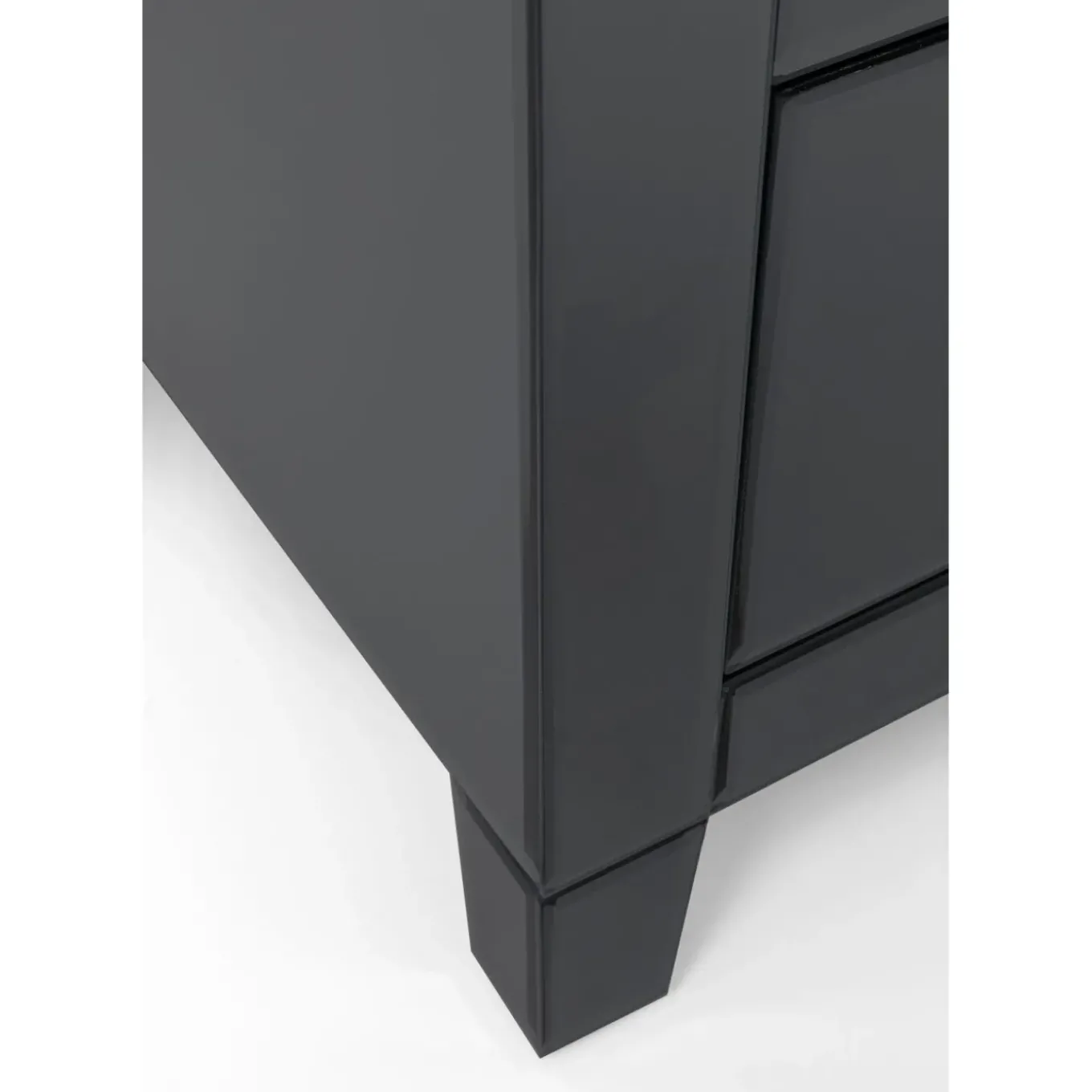 Commode Luxury Push 3 Tiroirs Gris