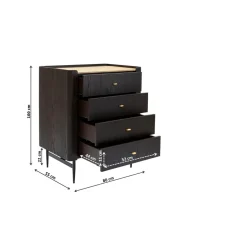 Commode Milano 80X100Cm