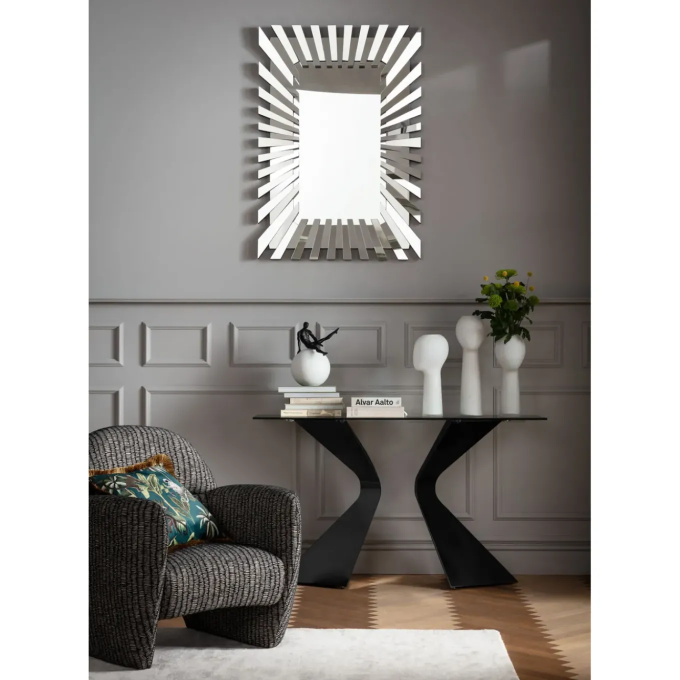 Console Gloria Noir 140X81Cm