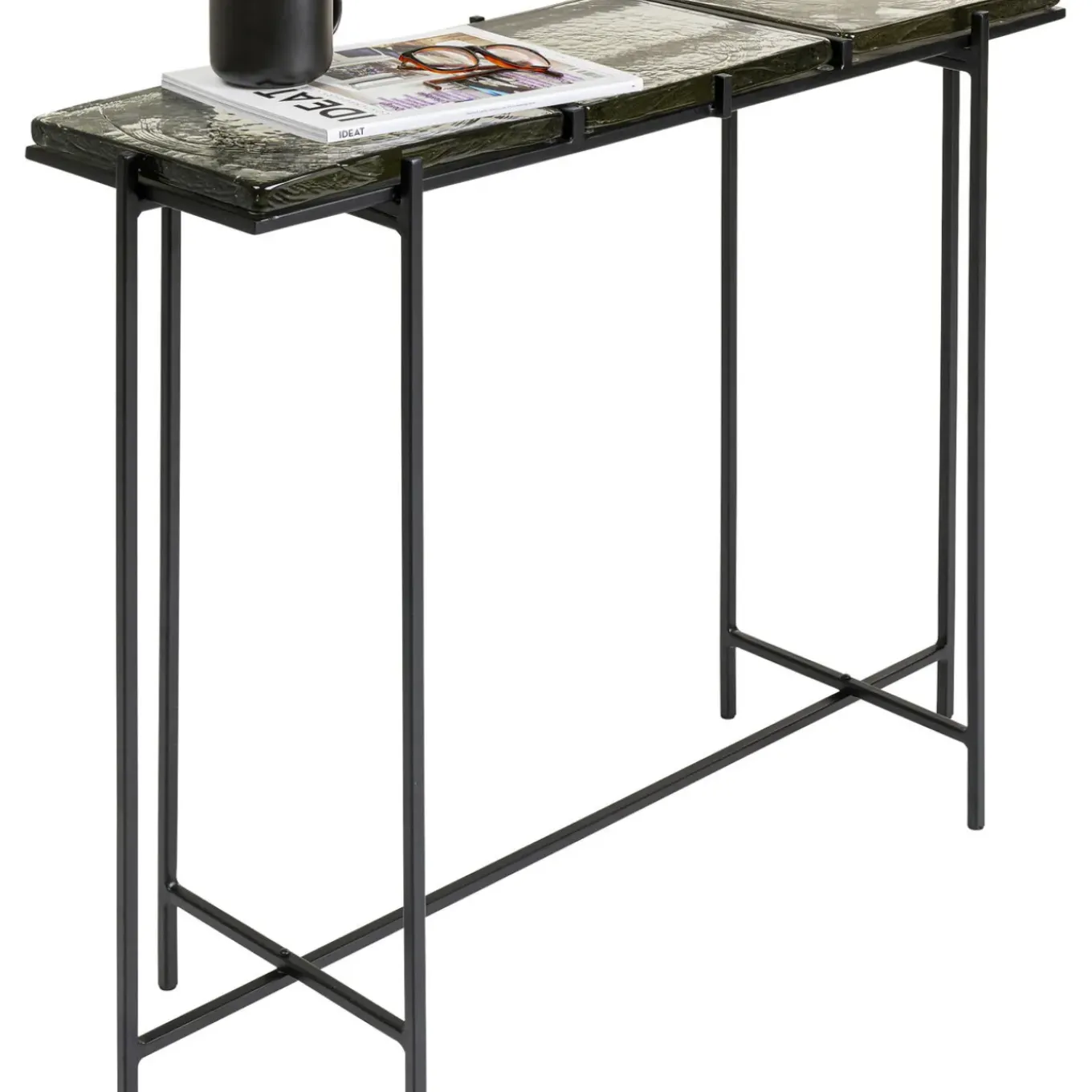 Console Ice Noir 98X80Cm
