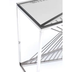 Console Laser Argente-Verre Clair 120X40