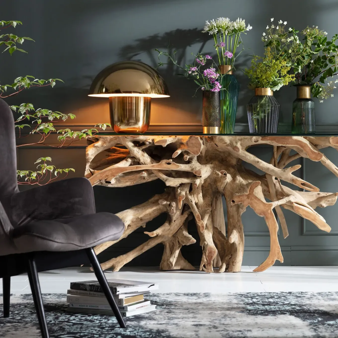 Console Roots 150X40Cm