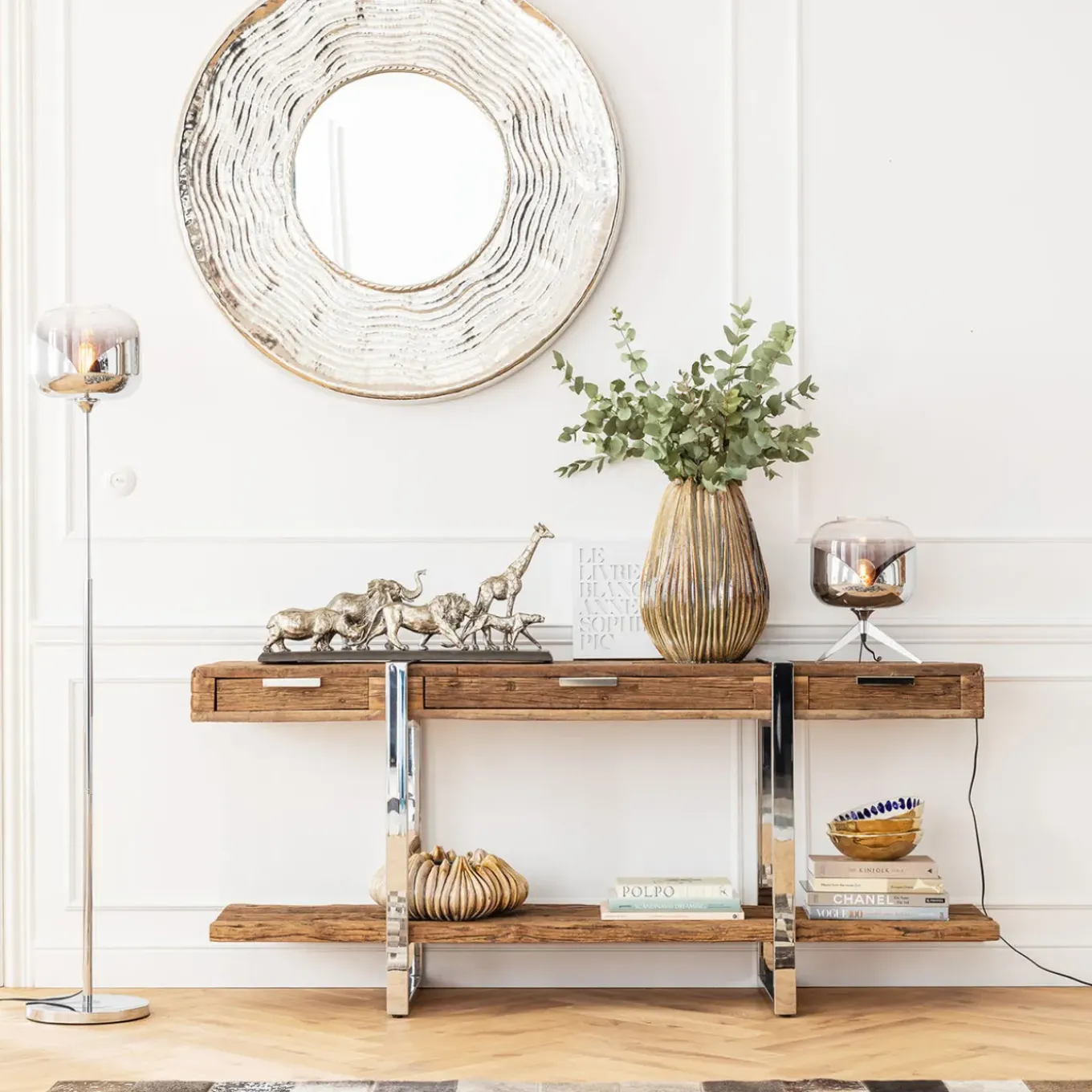 Console Rustico 180X46Cm