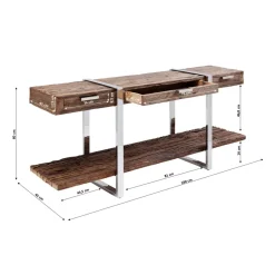 Console Rustico 180X46Cm