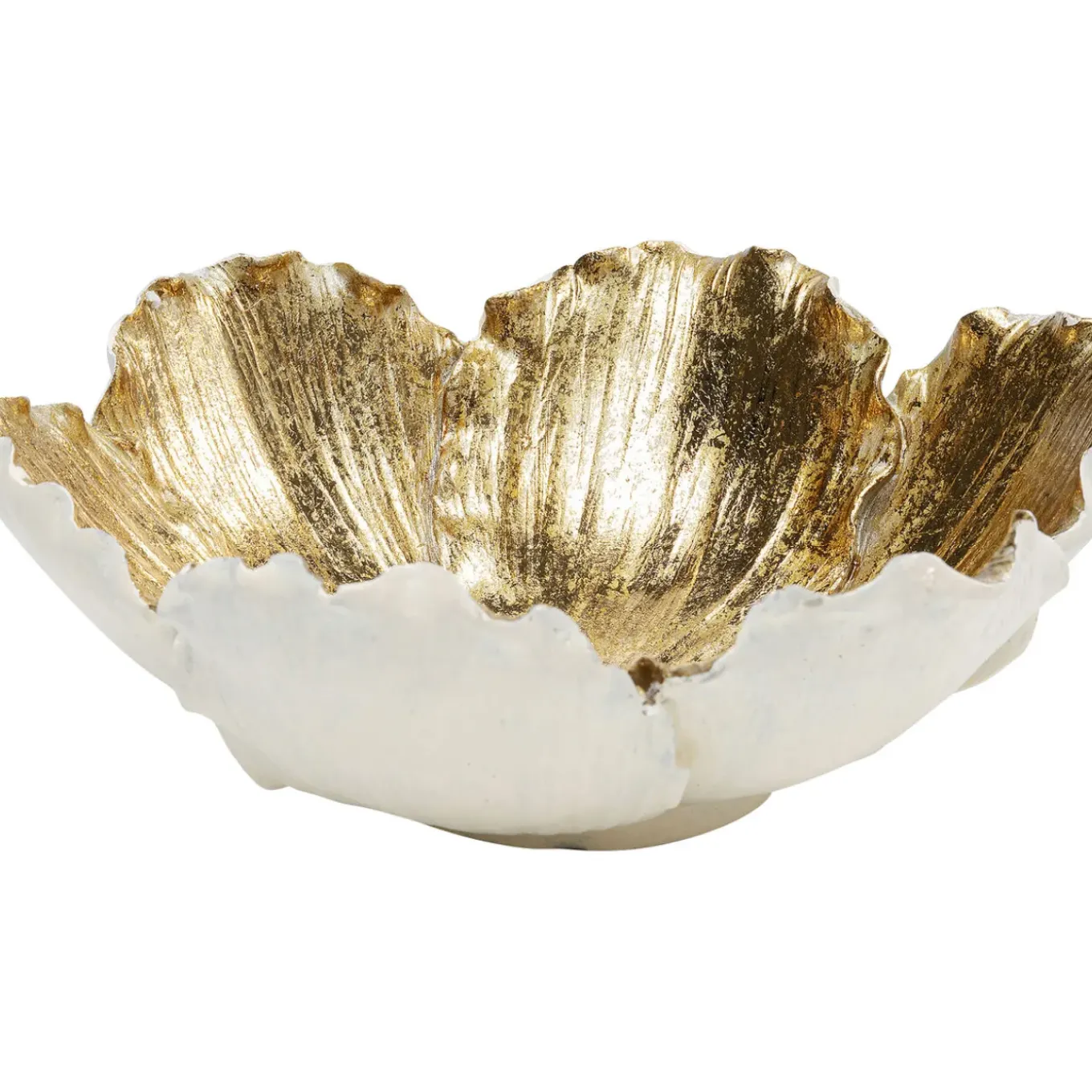 Coupe Décorative Flower Bloom Creme-Dore O20Cm