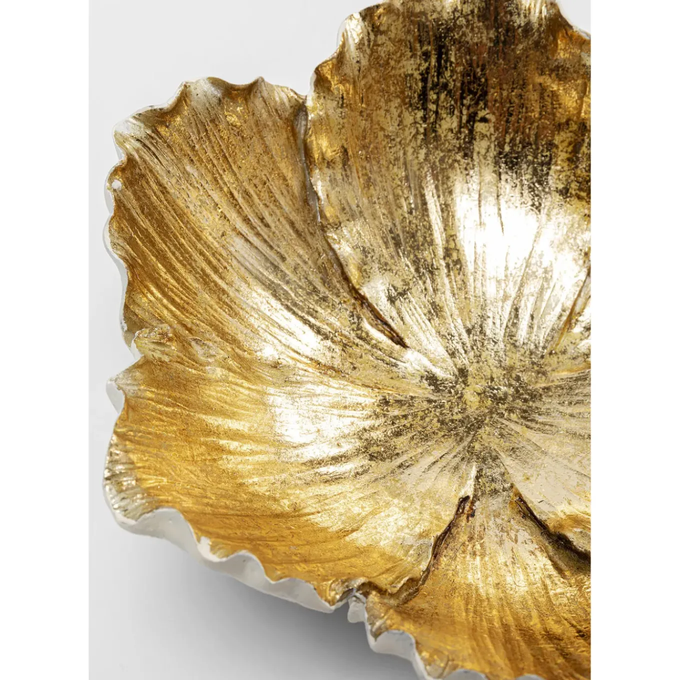 Coupe Décorative Flower Bloom Creme-Dore O25Cm