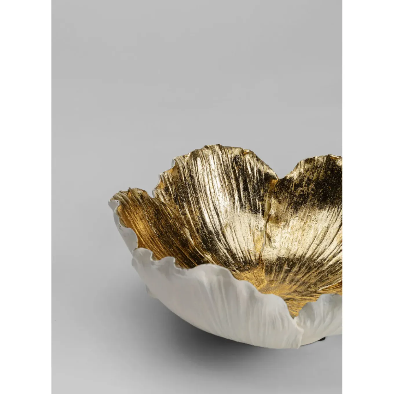 Coupe Décorative Flower Bloom Creme-Dore O25Cm