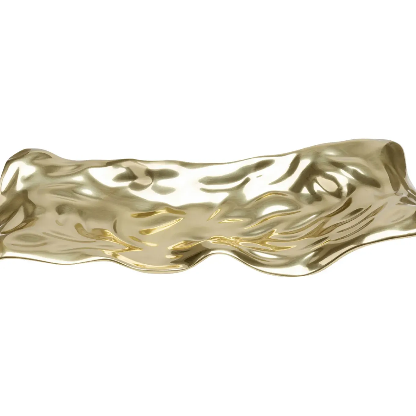 Coupe Décorative Jade Dore 48X22Cm
