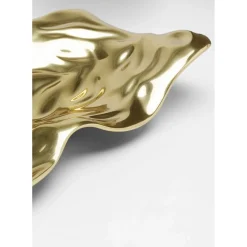Coupe Décorative Jade Dore 48X22Cm