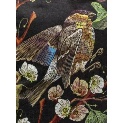 Coussin Bird Fringe 45X45Cm