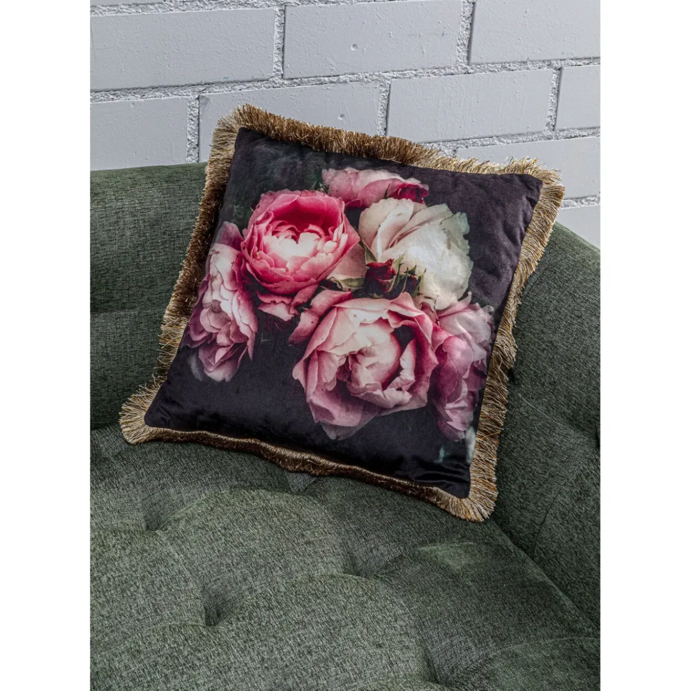 Coussin Blush Roses 45X45