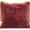 Coussin Cannes Rouge 45X45Cm