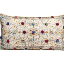 Coussin Desna Patchwork Creme Multi 60X35Cm