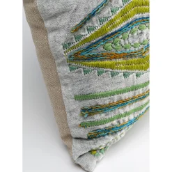 Coussin Desna Patchwork Vert 60X35Cm