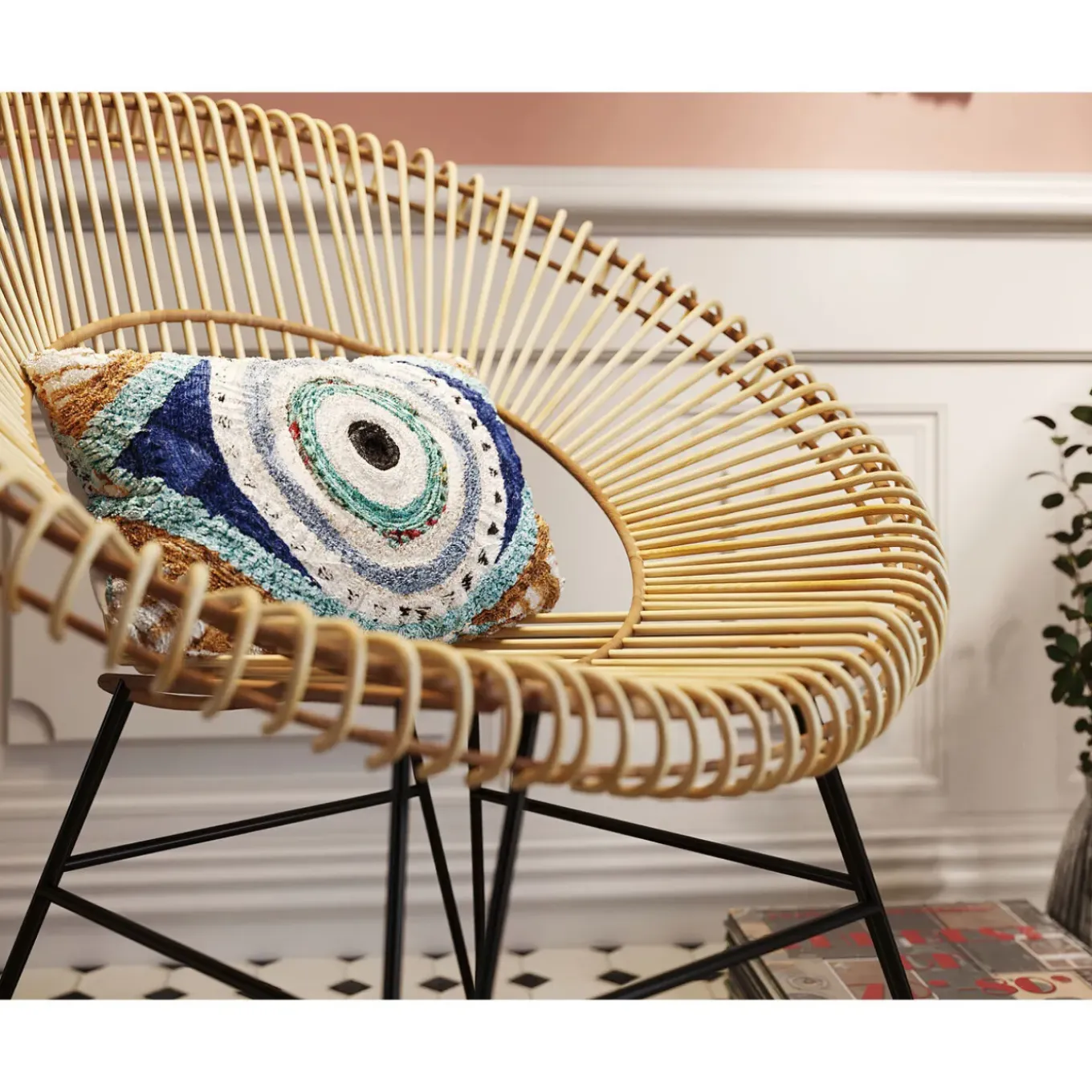 Coussin Ethno Eye 35X55Cm