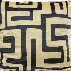 Coussin Labyrinth Noir 45X45Cm
