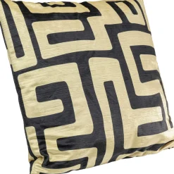 Coussin Labyrinth Noir 45X45Cm