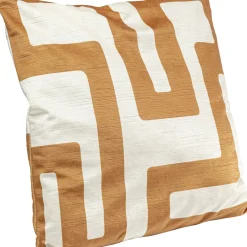 Coussin Labyrinth Rouge 45X45Cm