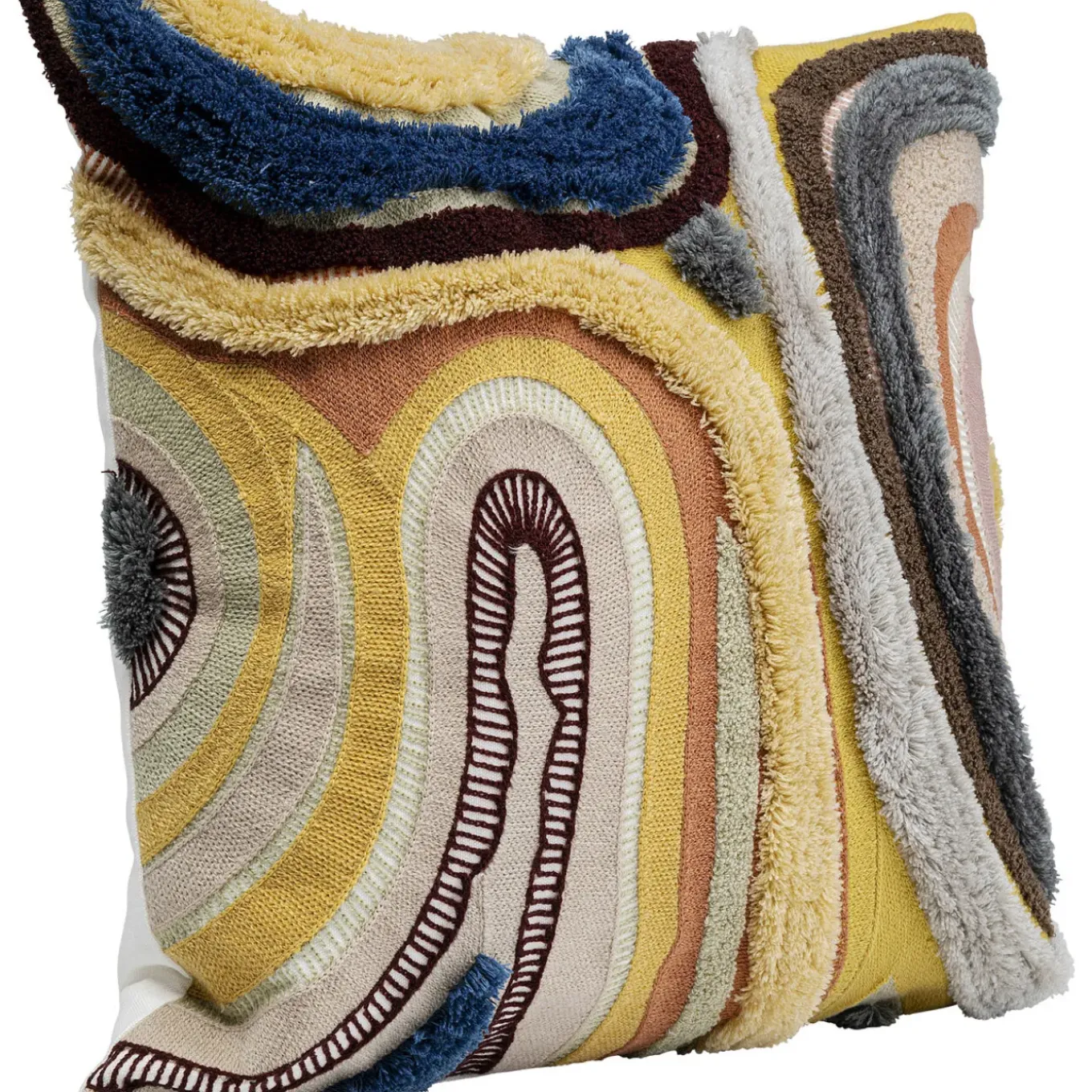 Coussin Lava Marron 45X45Cm