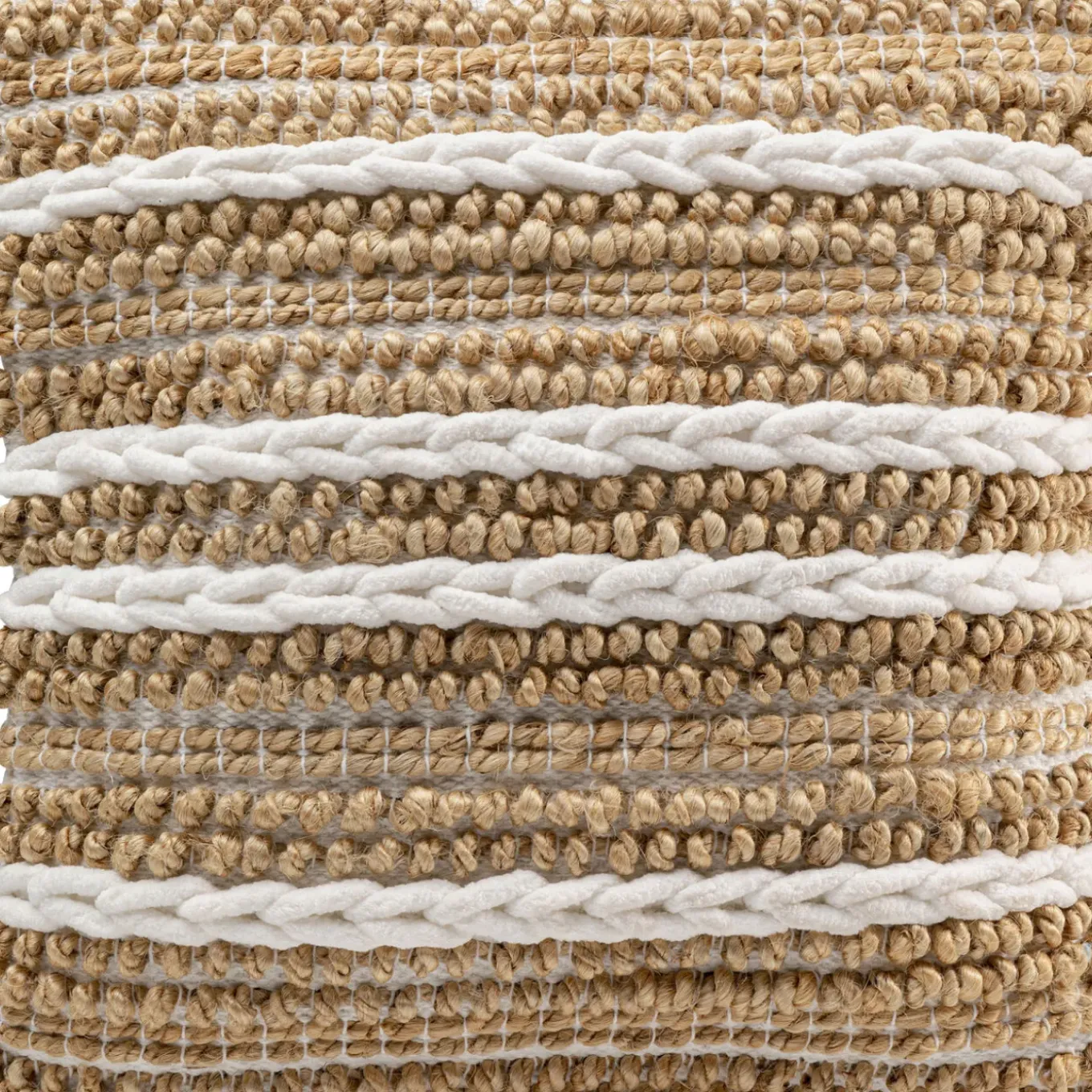 Coussin Loop Beige 45X45Cm